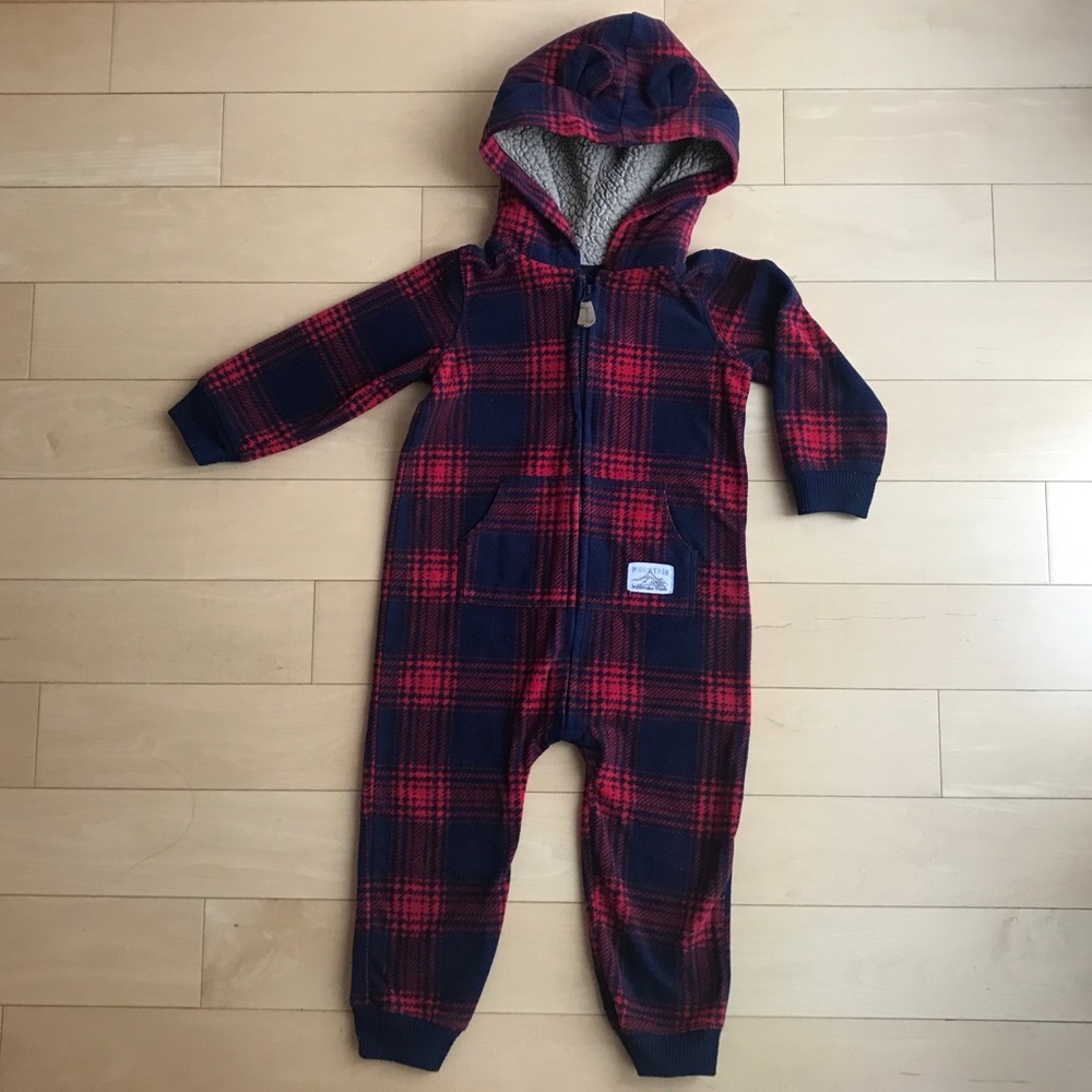 Baby Size 18 months - Flannel Bear Onesie